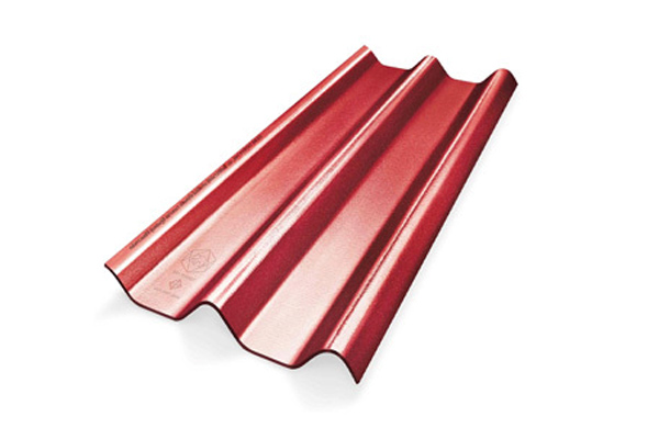 Roman Fiber Cement Roof Tile (Red)